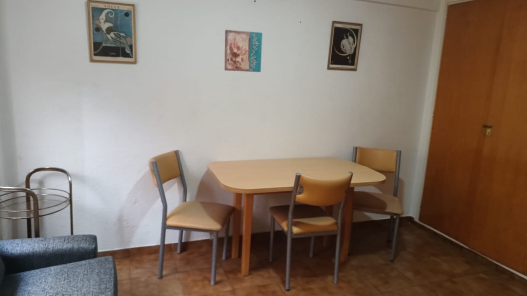 Departamento 1 amb.  c/cocina y baños separados/lavadero cubierto y semidescubierto