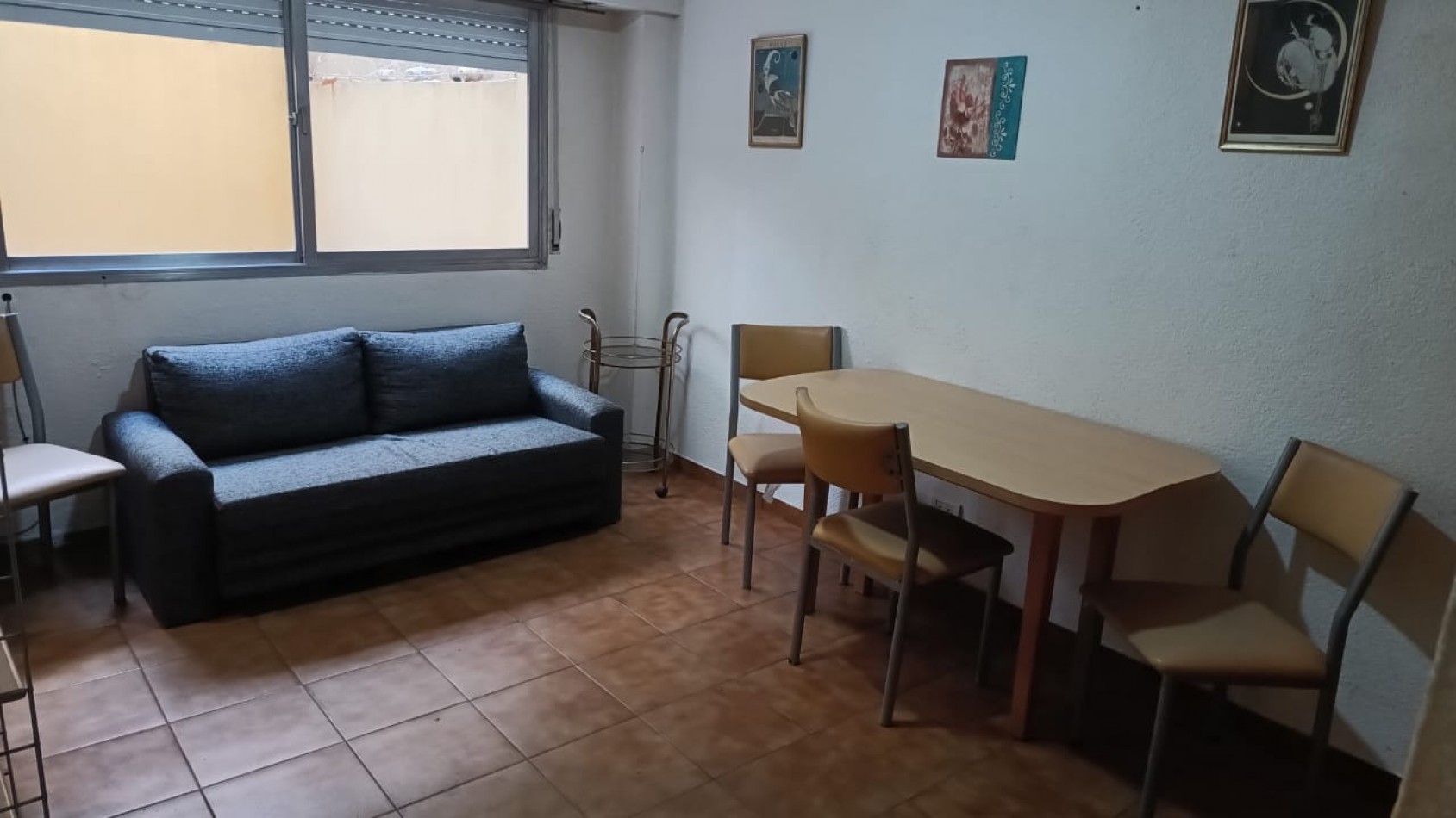 Departamento 1 amb.  c/cocina y baños separados/lavadero cubierto y semidescubierto