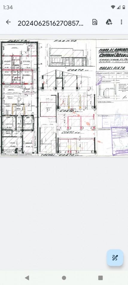 p.h 2 ambientes con patio